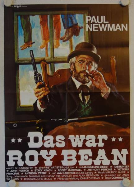 The Life and Times of Judge Roy Bean original release german movie poster